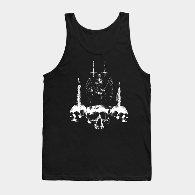 Pazuzu Altar Tank Top by wildsidecomix